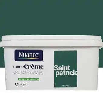 Peinture MonoCrème - Saint-Patrick - Satin - 2,5L