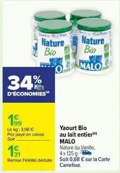 Yaourt bio