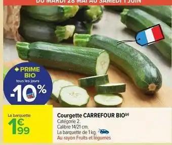 Carrefour - courgette bio
