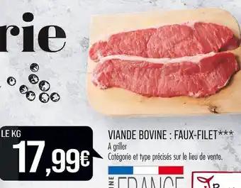 VIANDE BOVINE : FAUX-FILET