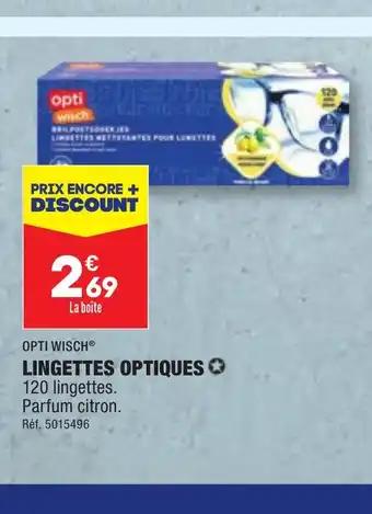 LINGETTES OPTIQUES