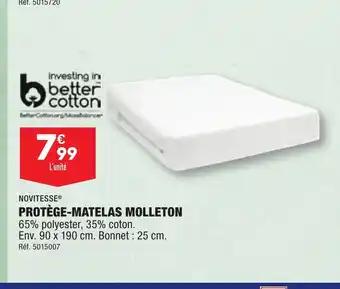 PROTÈGE-MATELAS MOLLETON