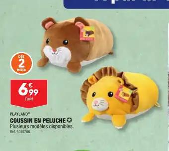 COUSSIN EN PELUCHE