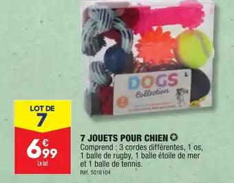 7 JOUETS POUR CHIEN