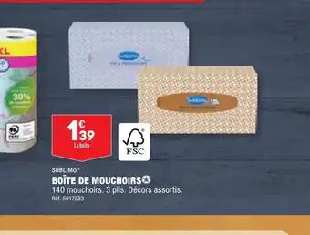 BOÎTE DE MOUCHOIRS✪