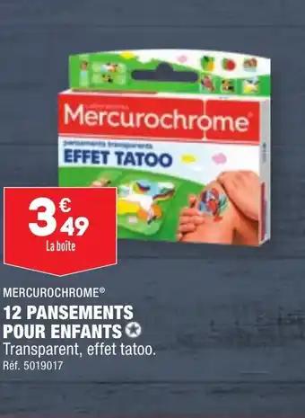 12 PANSEMENTS POUR ENFANTS