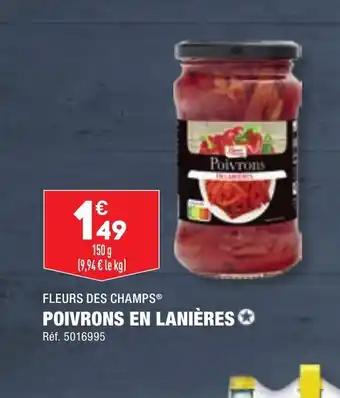 POIVRONS EN LANIÈRES