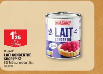 LAIT CONCENTRÉ SUCRÉ