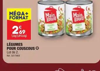 LÉGUMES POUR COUSCOUS