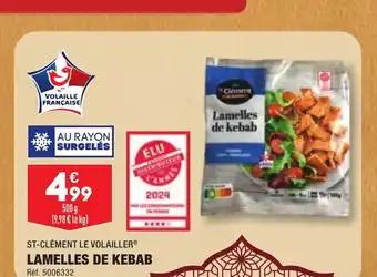 LAMELLES DE KEBAB
