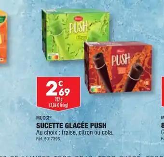 SUCETTE GLACÉE PUSH