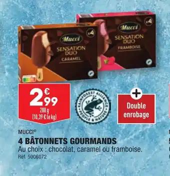 4 BATONNETS GOURMANDS