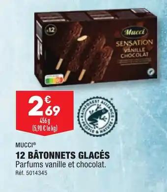 12 BÂTONNETS GLACÉS