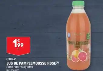 JUS DE PAMPLEMOUSSE ROSE(A)