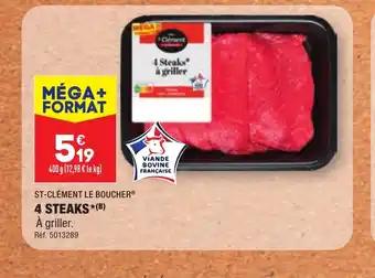 4 STEAKS