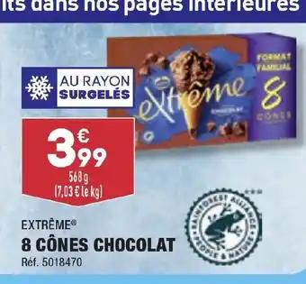 8 CÔNES CHOCOLAT