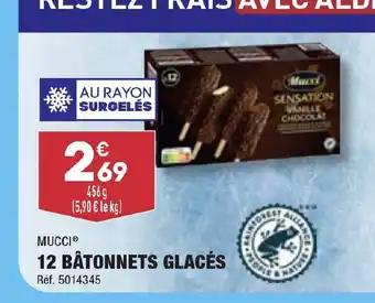 12 BÂTONNETS GLACÉS