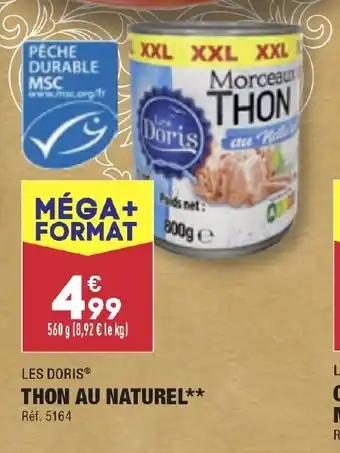 LES DORIS® THON AU NATUREL