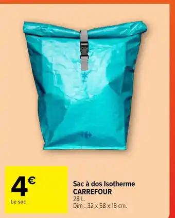Sac à dos Isotherme CARREFOUR