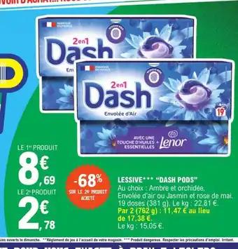 LESSIVE DASH PODS