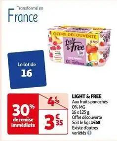 Light & free - aux fruits panachés