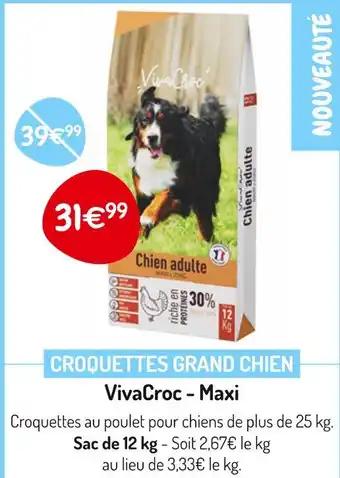 VivaCroc - Maxi CROQUETTES GRAND CHIEN