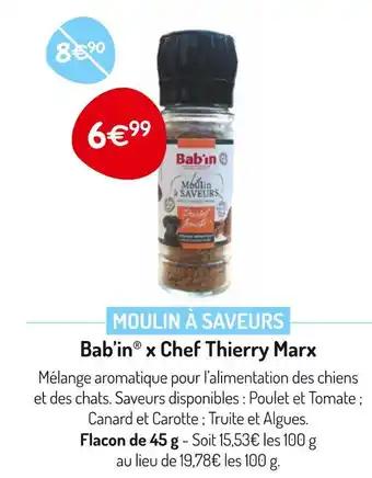 Bab’in x Chef Thierry Marx MOULIN À SAVEURS