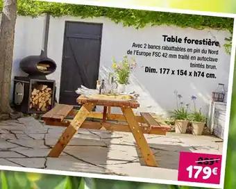 Table forestière