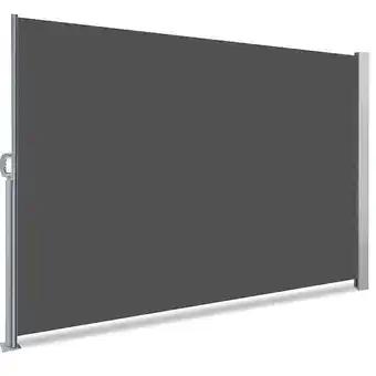 VOUNOT Paravent retractable avec housse de protection 140x300cm Gris