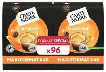 CARTE NOIRE Dosettes de café Format Spécial