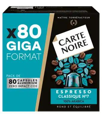 CARTE NOIRE Capsules de café Giga format
