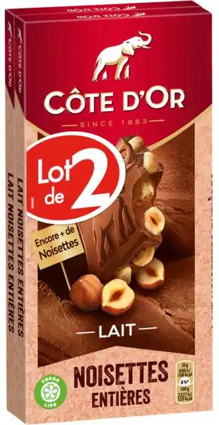 CÔTE D'OR Tablettes de chocolat