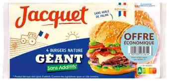 JACQUET Pain Burgers Géant nature Offre économique