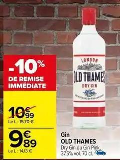 Old thames gin