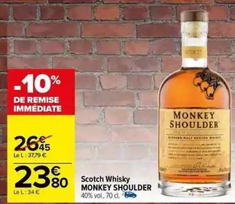 Promotion Exclusives de Monkey shoulder : Découvrez l'Offre incontournable