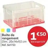 Boite de rangement