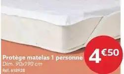 Protège matelas 1 personne