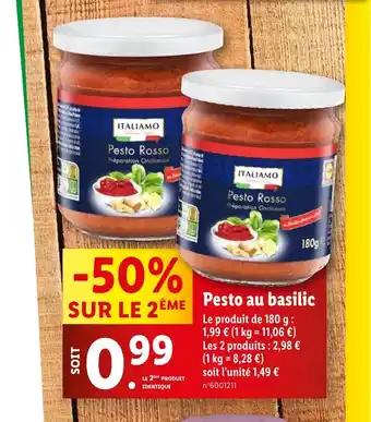 Pesto au basilic