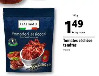 Tomates séchées tendres