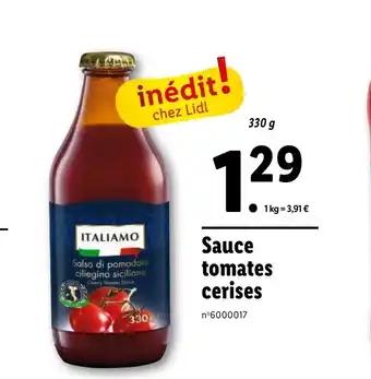 Sauce tomates cerises