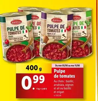 Pulpe de tomates