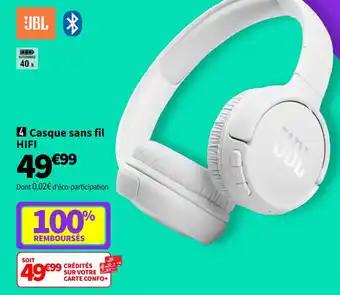 Casque sans fil HIFI