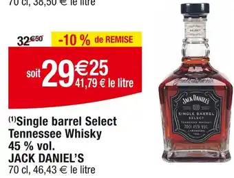 JACK DANIEL’S Single barrel Select