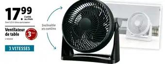 Ventilateur  de table