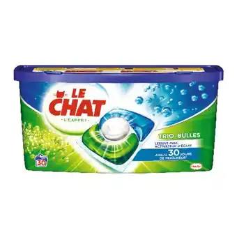 Lessive Capsules Activateur D'éclat Trio-Bulles Le Chat