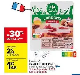 Carrefour - lardons classic