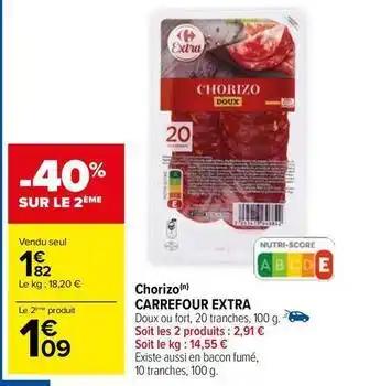 Carrefour - chorizo extra