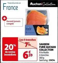 Auchan collection - saumon fumé