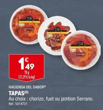 HACIENDA DEL SABOR TAPAS