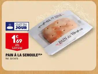 PAIN À LA SEMOULE